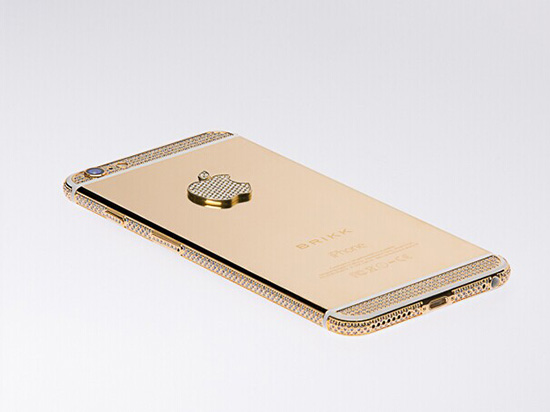 奢华iPhone 6起步价27万：镶10克拉钻石