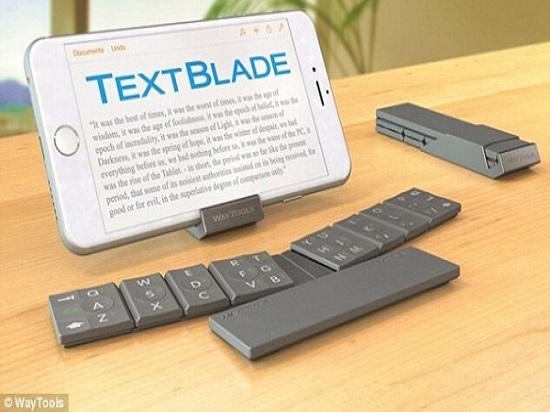 打字革命！TextBlade便携键盘仅8键