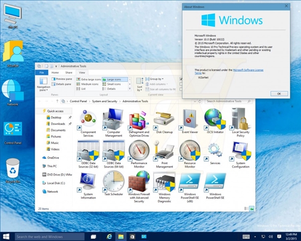 Windows 10最新版截图泄露：就要来了