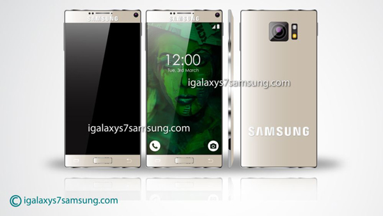 无边框设计！三星Galaxy S7概念机曝光