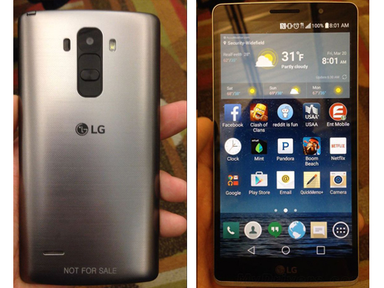 预计下半年发布，LG G4 Note谍照曝光
