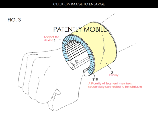 可变成手镯 三星最柔软的曲面手机准备中？