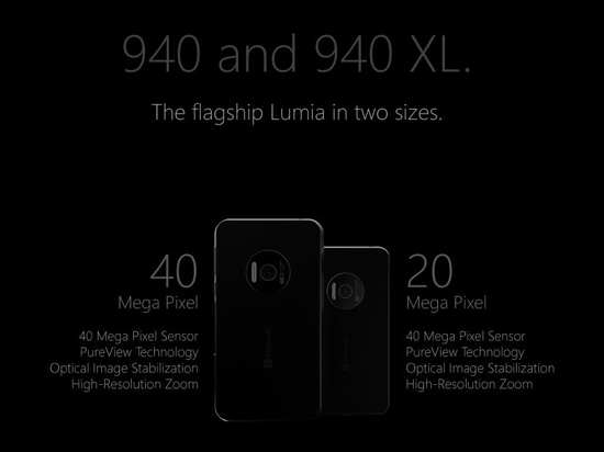 4000万像素+无边框，微软Lumia 940概念图曝光