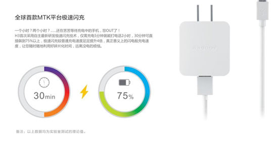 联发科发布快速充电技术：3小时可充75%电