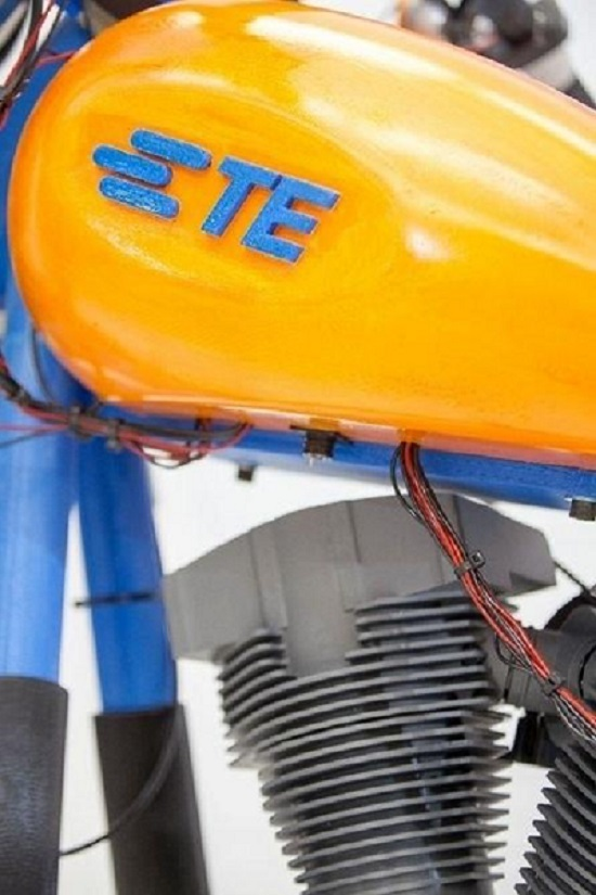 全球首辆3D打印摩托车 时速仅24公里