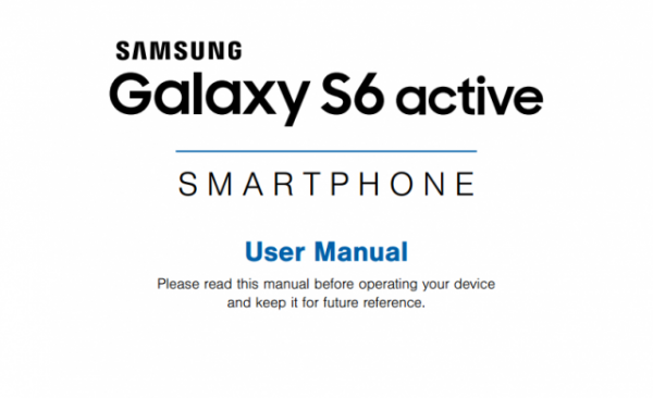 Galaxy S6 Active现身三星官网 用户手册曝光