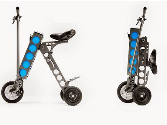 URB-E电动折叠自行车：世界上最小自行车