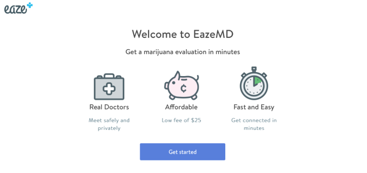  EazeMD一推出，获得大麻似乎更容易了