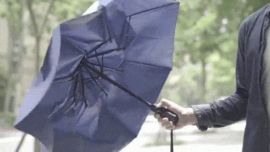 HAZ Umbrella智能雨伞，能一键自动开合