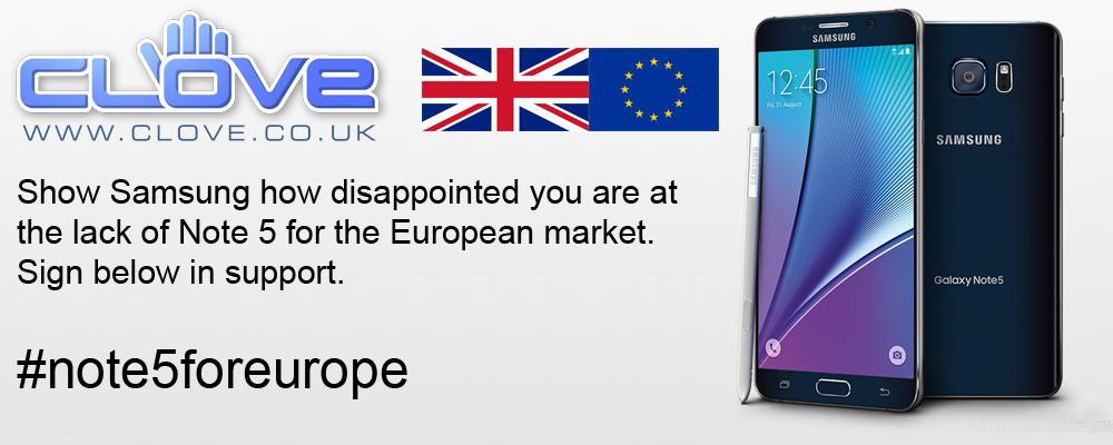 Note 5不在欧洲销售：英国人民愤怒请愿