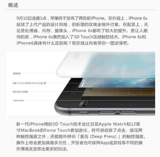 图姐：一图看懂iPhone 6s和6s Plus，准备钱买买买吧