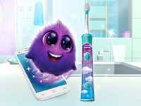 飞利浦电动牙刷，可通过视频看口中污垢