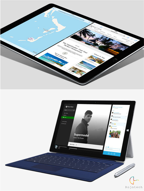 全面抄袭or超越？iPad Pro对比Surface Pro 3