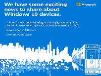 微软纽约发布会前夕 惊喜不断被曝光