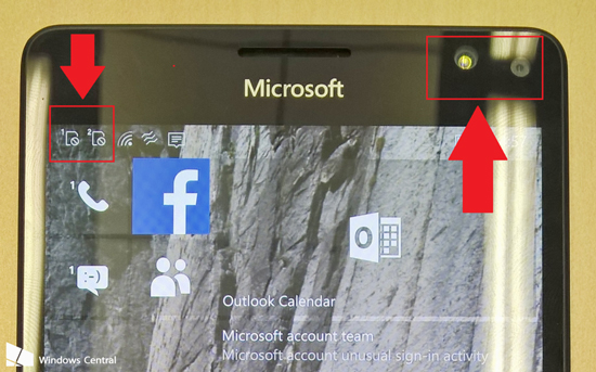 支持虹膜扫描 Lumia 950/950 XL真机曝光