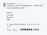 斯诺登有多火？Twitter的邮件已达47GB