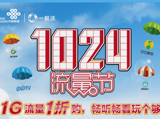 快去抢联通新福利：10元购1GB全国流量