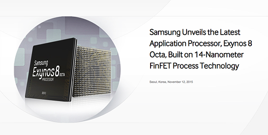 比骁龙820多四核 三星正式发布Exynos 8890 