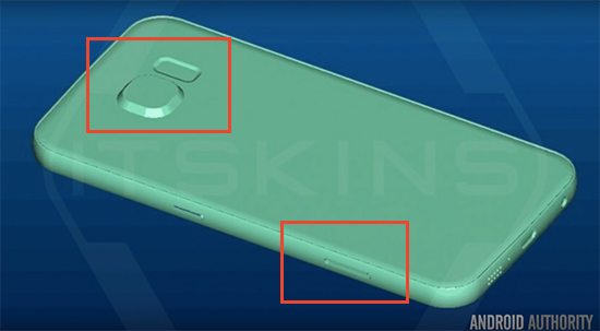 三星Galaxy S7设计图首曝 采用长方形home键 