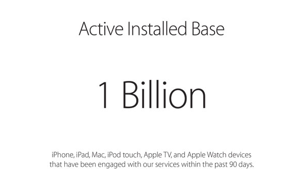 苹果达成10亿台设备成就！你贡献了多少