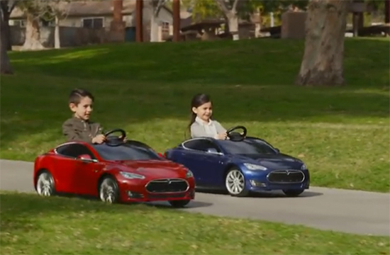 从小就当高富帅！儿童版特斯拉Model S即将开售