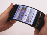 黑科技来袭 全球首款柔性屏手机悄悄亮相