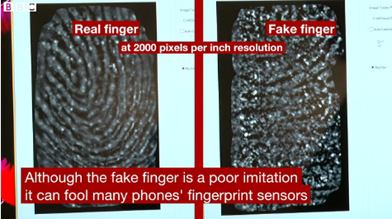 手机流行的指纹识别真的很安全？事实并非如此