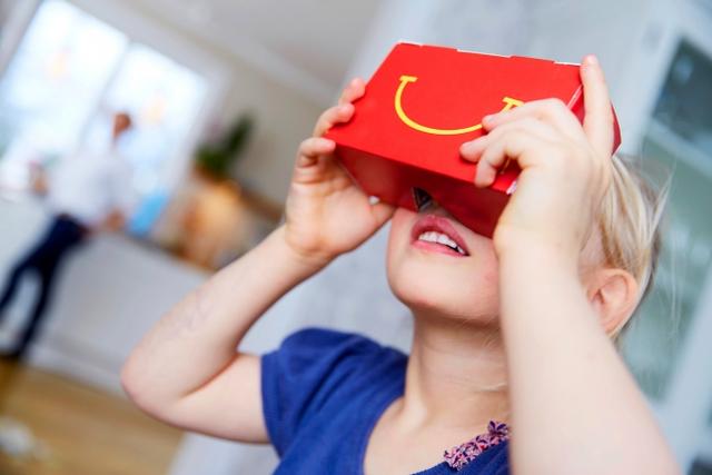 吃完麦当劳儿童餐，还能体验VR游戏！