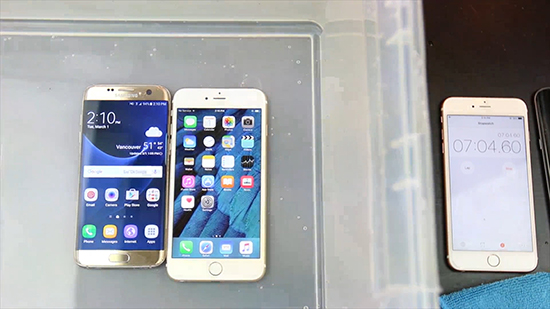 视频：三星S7 vs iPhone 6s潜水测试：结果让人惊呆了