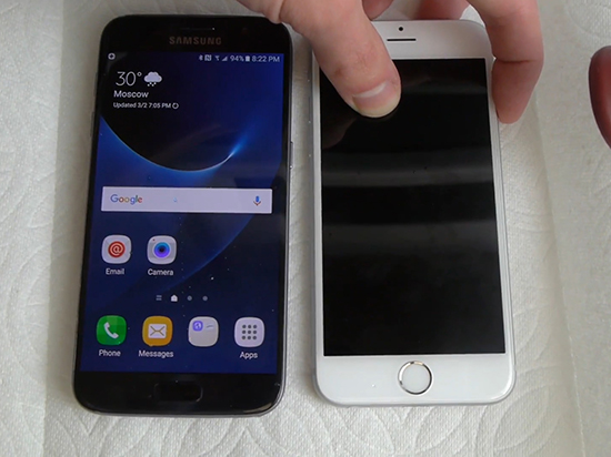 视频：比谁够耐煮 三星S7对阵苹果iPhone 6s