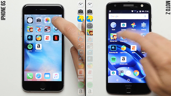 速度测试：iPhone 6s竟无情碾压Moto Z