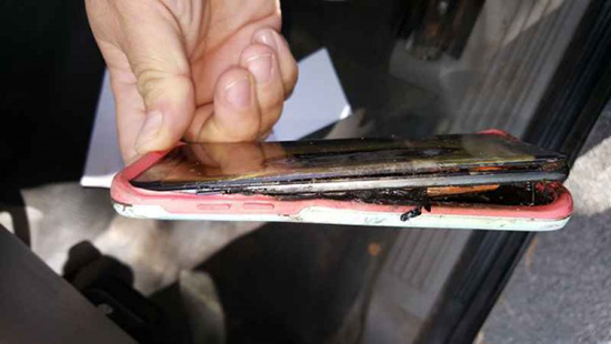 安全版Note7四连炸 三星无言以对