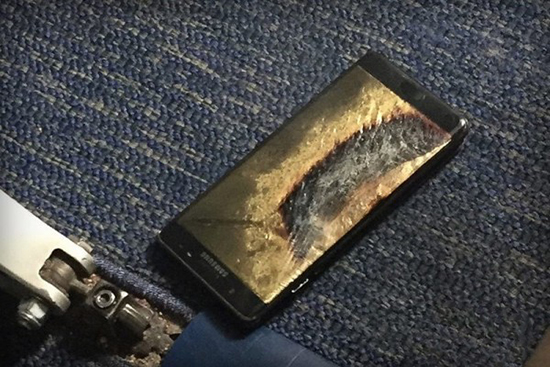 安全版Note7四连炸 三星无言以对