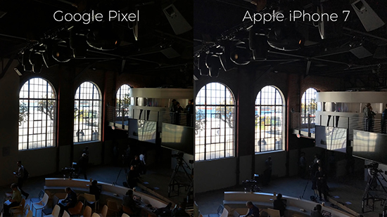 差距在哪？iPhone 7 谷歌Piexl拍照对比