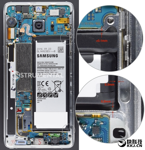 三星Note7或由设计激进导致爆炸