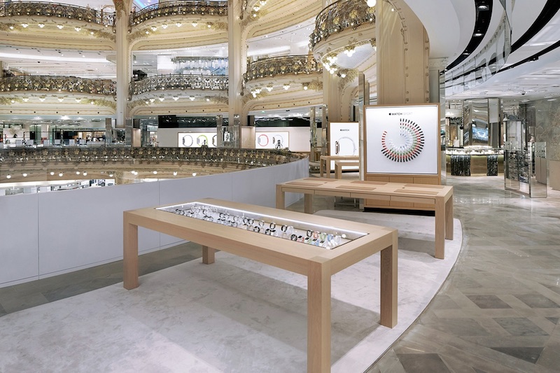 Apple Watch位于巴黎老佛爷的专门店正式关闭
