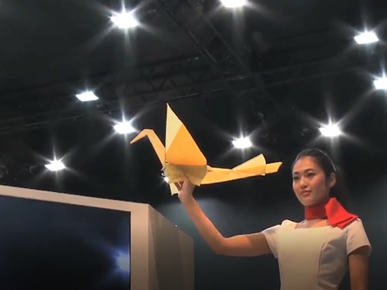 日本脑洞大开 3D打印出千纸鹤版无人机 