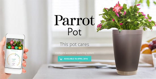 智能花盆Parrot Pot “植物杀手”们的春天来了  