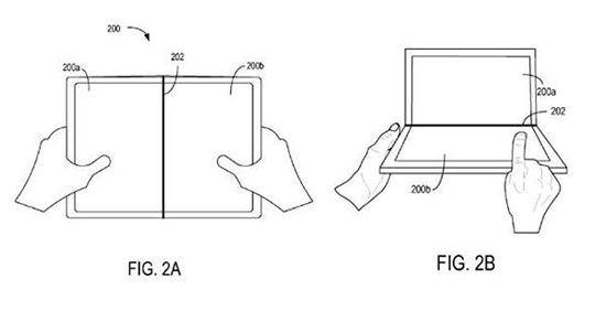 Surface Phone会用上？ 微软再获折叠手机专利 