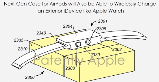 AirPods充电盒专利曝光：或将防水能给iPhone充电