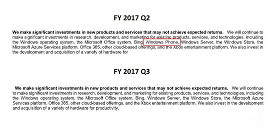 Surface Phone无望！微软将停止为WP投钱