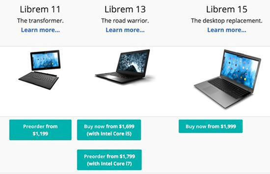 因勒索病毒而红 Librem笔记本至今供不应求