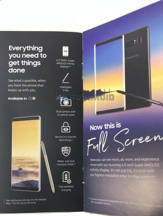 Galaxy Note8意外“发布”：三星泄密起来连自己都怕！