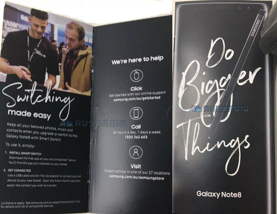 Galaxy Note8意外“发布”：三星泄密起来连自己都怕！