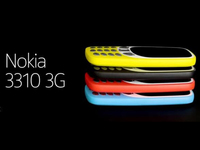 诺基亚3310 3G版美国发售：多种配色，售价400元