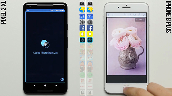 iPhone 8 Plus对比Pixel 2 XL：亲儿子速度没有很快啊