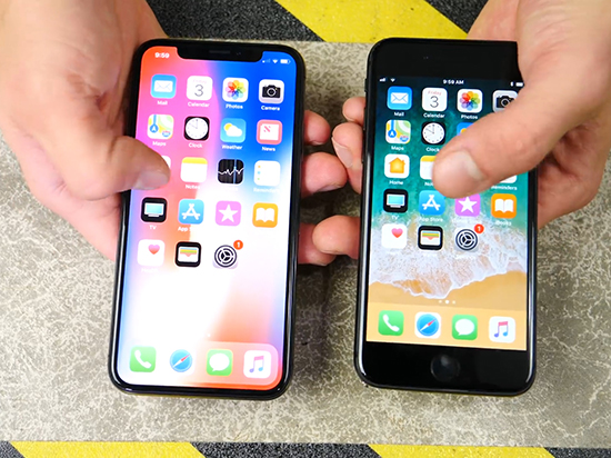 iPhone X抗摔对比测试：还不买AppleCare？