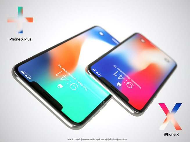 6.7寸iPhone X Plus概念机图赏：设计照搬？看了内心毫无波动