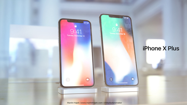 6.7寸iPhone X Plus概念机图赏：设计照搬？看了内心毫无波动