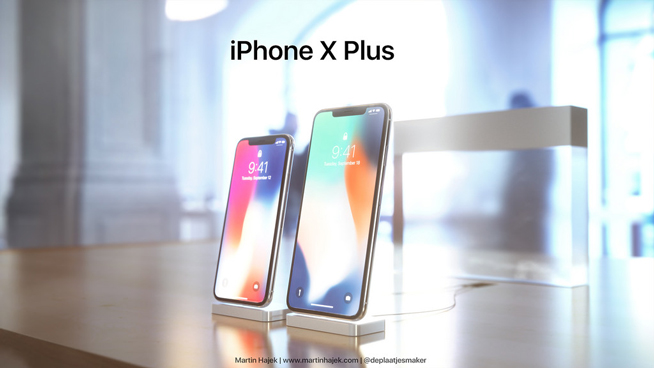 6.7寸iPhone X Plus概念机图赏：设计照搬？看了内心毫无波动